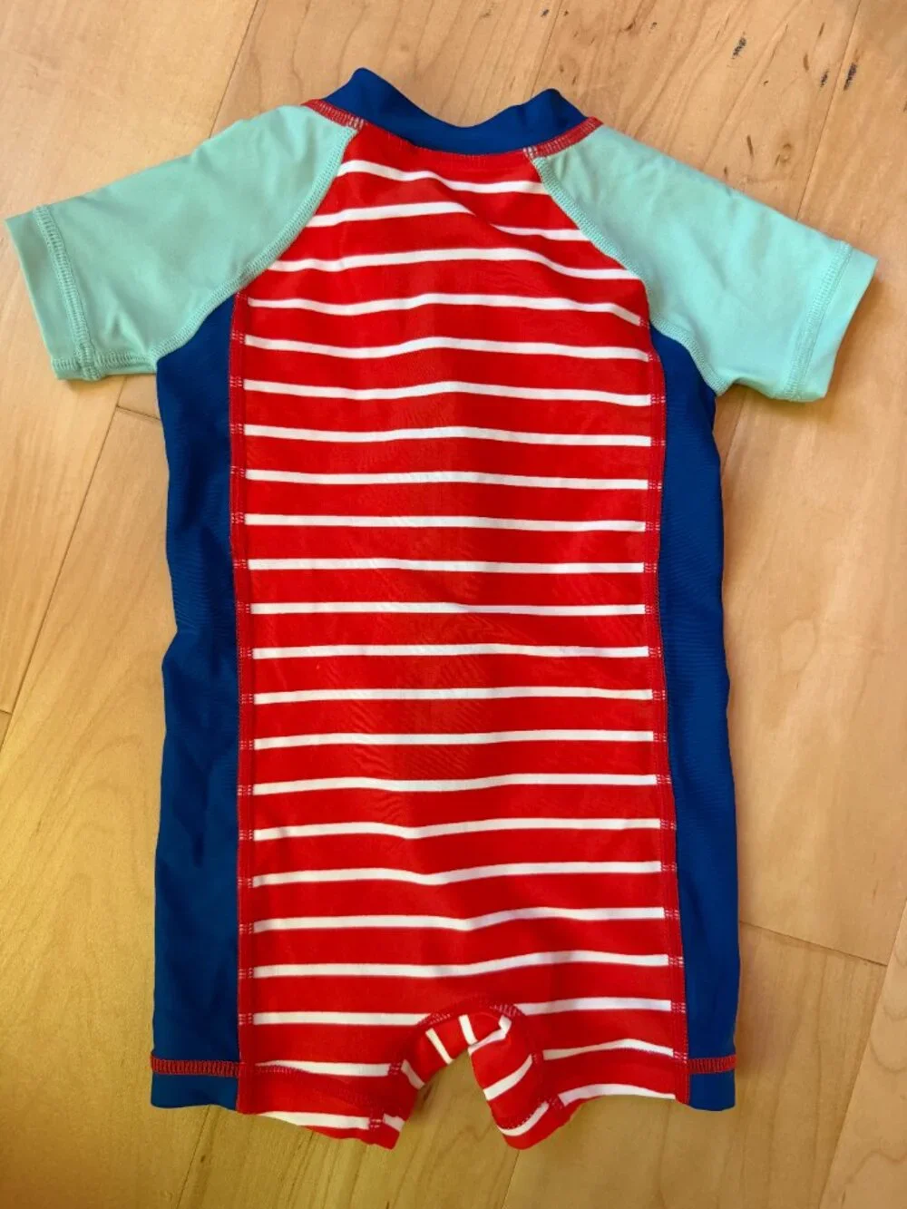 Hanna Andersson One-Piece Rash Guard Swimsuit | Size 6–12 Months (70 cm)